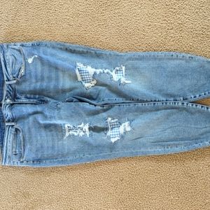 Judy Blue distressed patched jeans size 24w